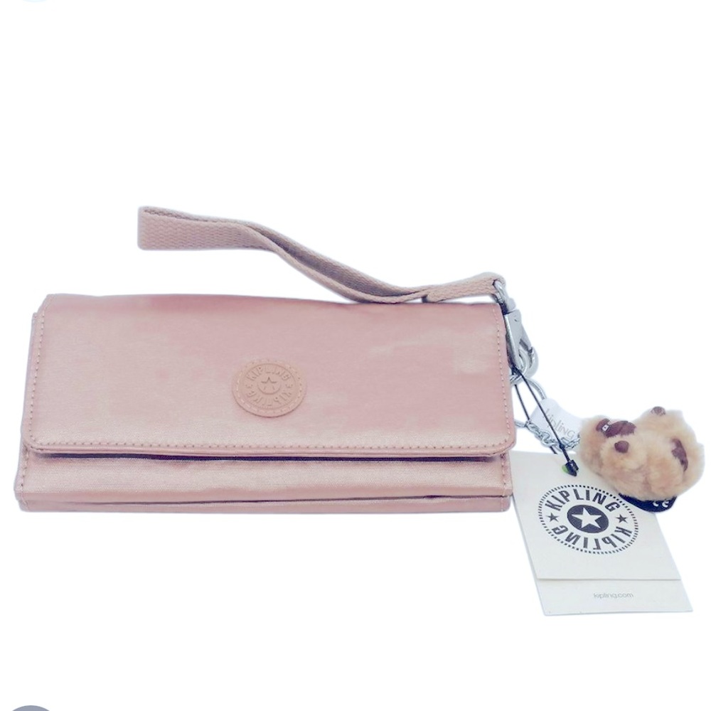 Kipling Rubi Rose Gold Metallic Wallet
